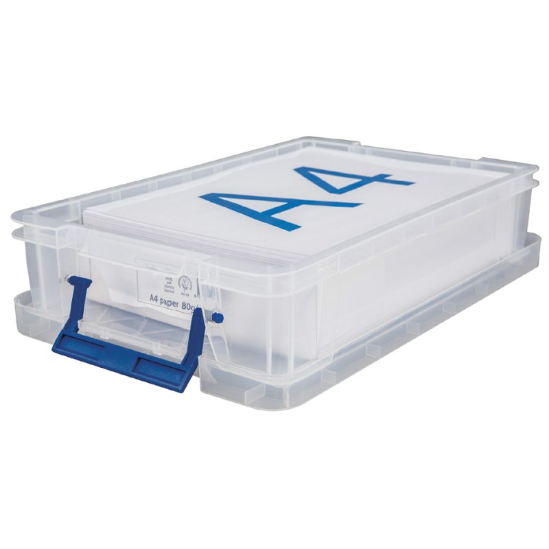 Fellowes ProStore opbergbox, 5,5 liter, transparant, stapelbaar